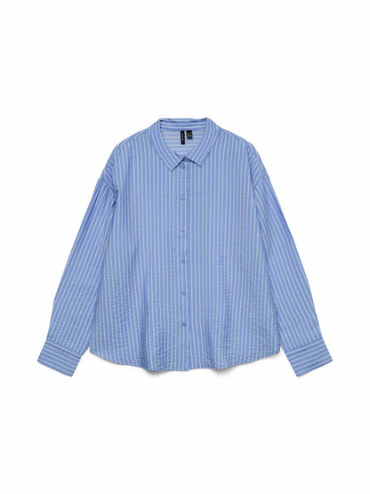 Vero Moda Camicia Kaja azzurra da donna per cerimonia elegante