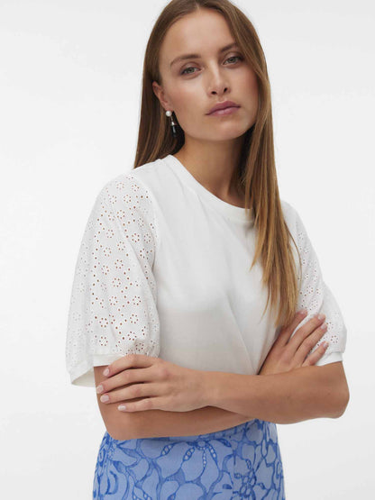 Top donna Vero Moda Janni bianco versatile ed elegante