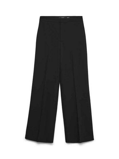 Vero Moda Pantaloni casual da donna in poliestere nero