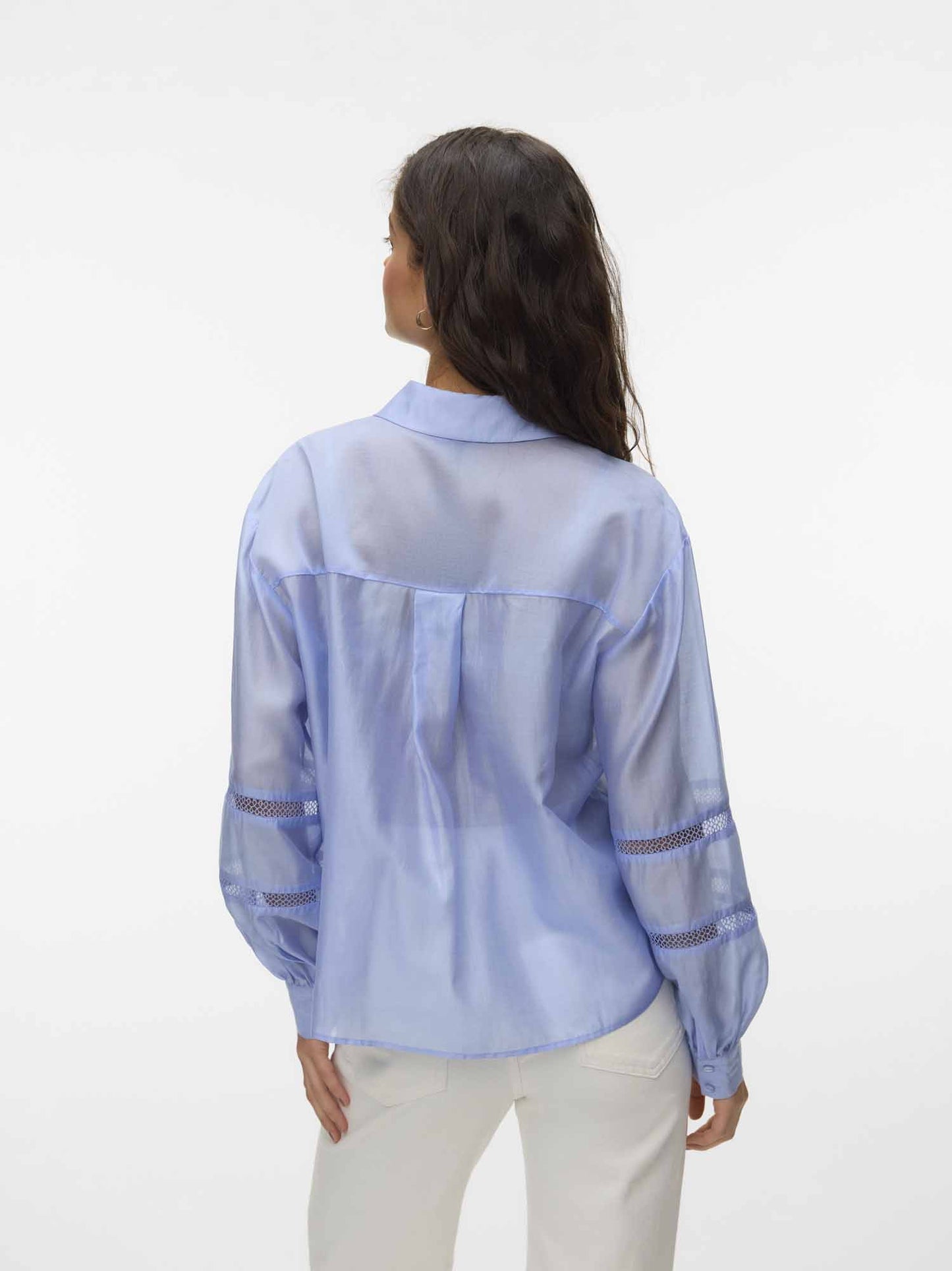 Camicia donna Vero Moda Jenna azzurra dalla linea moderna