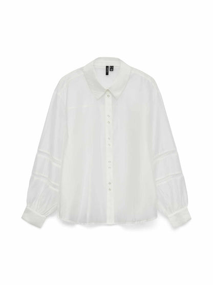 Vero moda jenna camicia da donna panna
