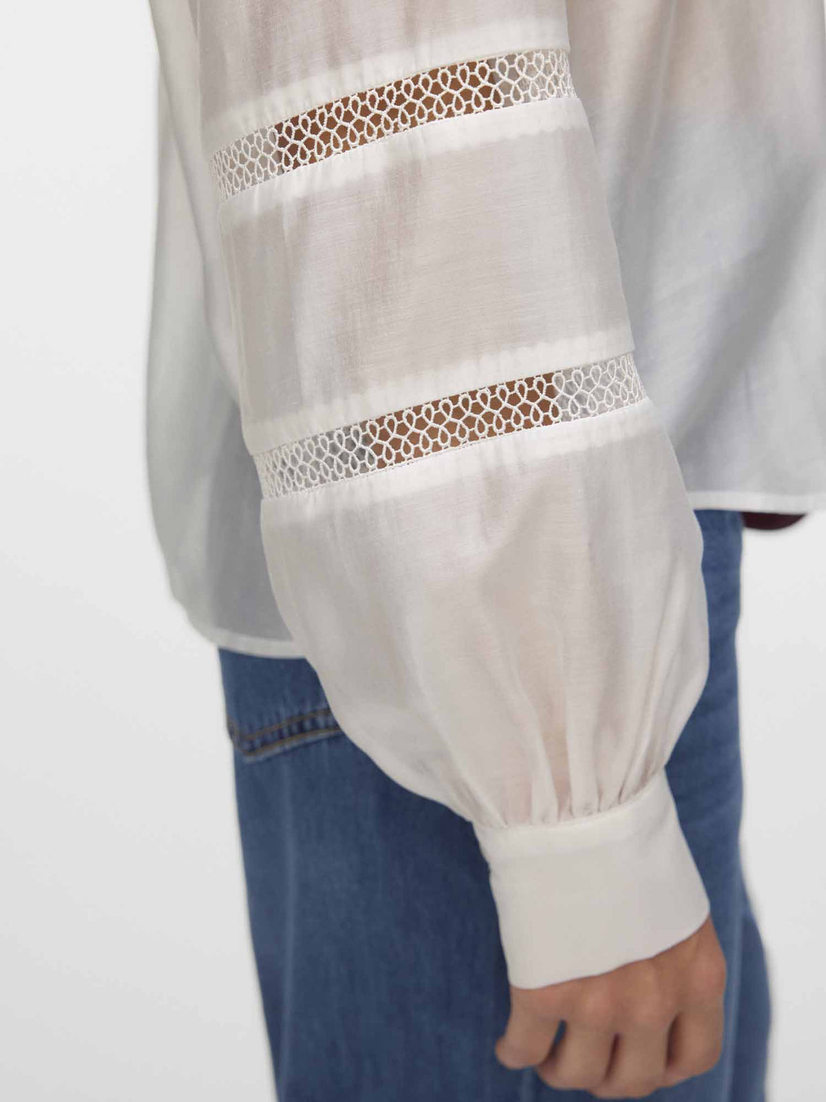 Vero moda jenna camicia da donna panna