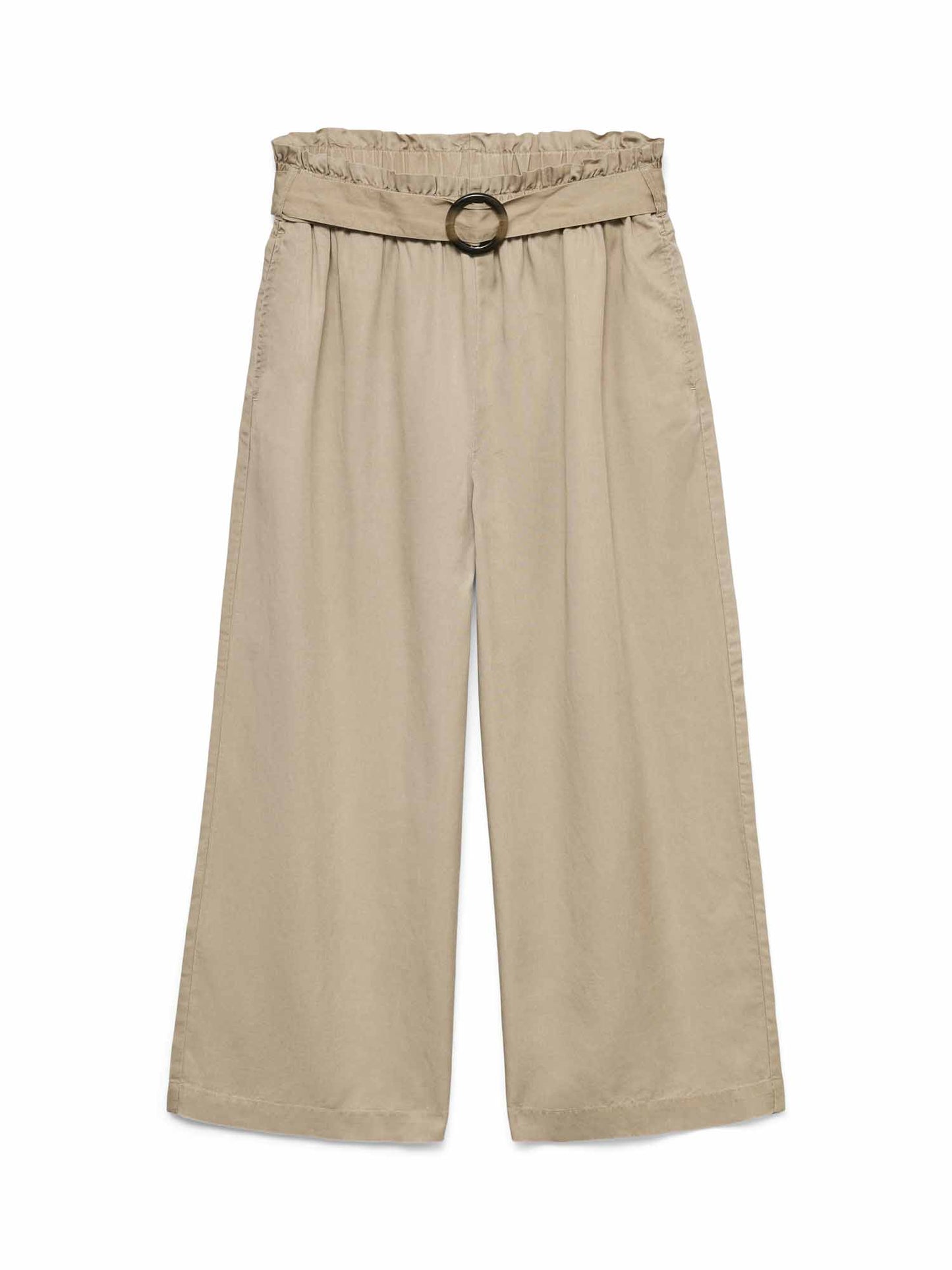 Pantaloni beige Vero Moda Bree da donna per la primavera-estate
