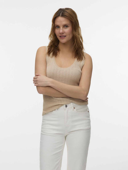 Vero Moda Secret, canotta donna beige elegante e versatile