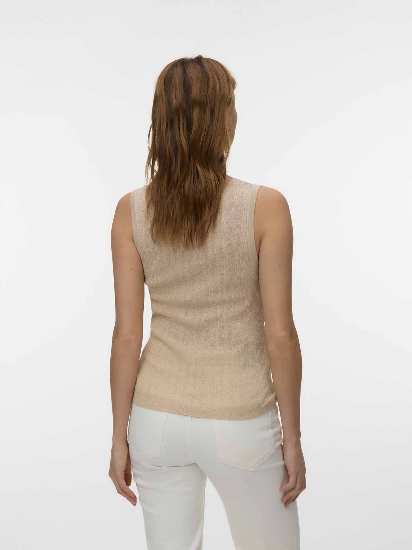 Vero Moda Secret, canotta donna beige elegante e versatile