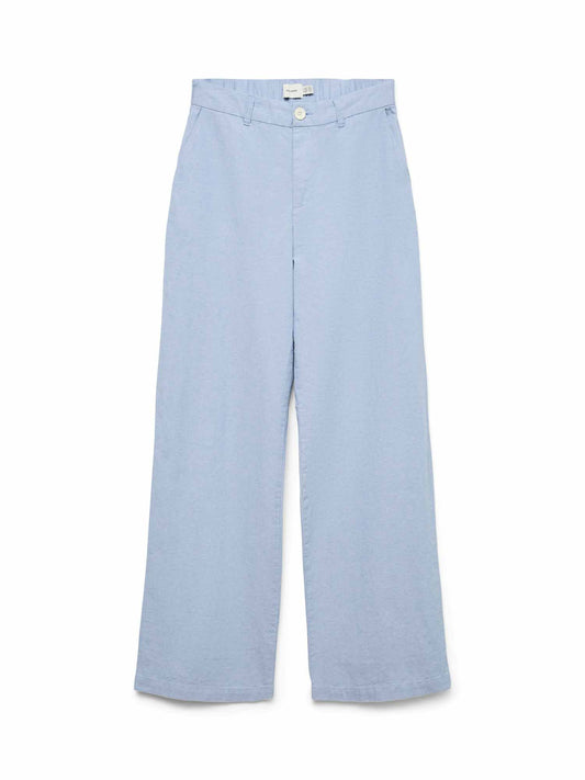 Pantaloni Norma di Vero Moda donna in azzurro light