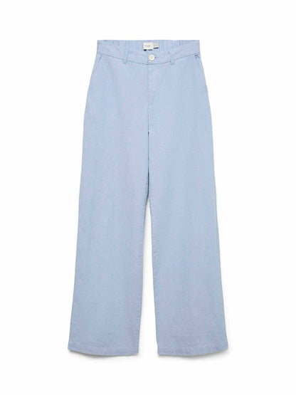 Vero moda norma pantalone da donna celeste