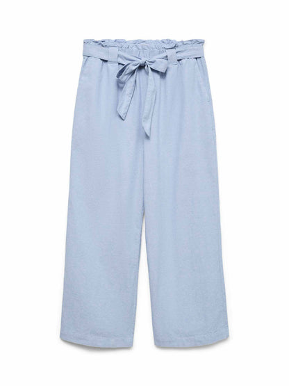 Vero moda norma pantalone da donna celeste
