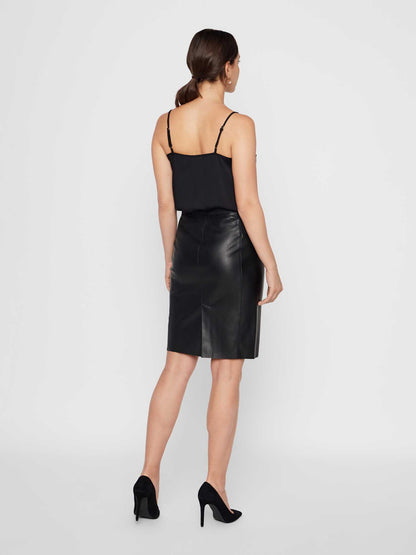 GONNA A MATITA BUTTERSIA VERO MODA DA DONNA NERO