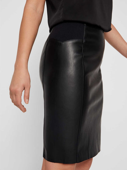 GONNA A MATITA BUTTERSIA VERO MODA DA DONNA NERO