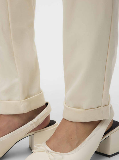 Pantaloni tailored Vero Moda donna beige per un look casual versatile