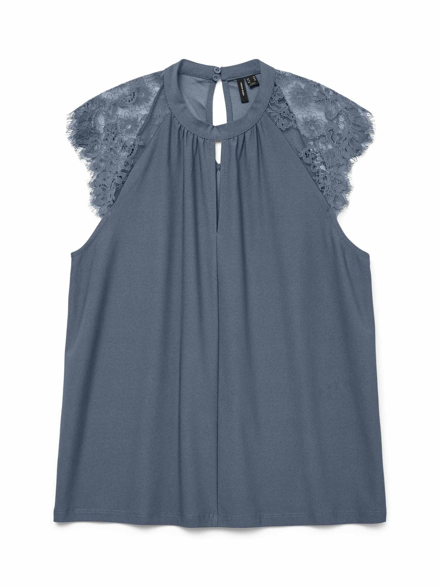 Vero Moda Top Vmmilla in tessuto blu da donna elegante e versatile