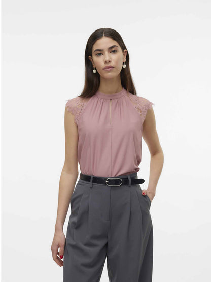 Top rosa Vero Moda Nosta elegante e versatile da donna