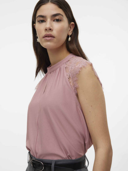 Top rosa Vero Moda Nosta elegante e versatile da donna