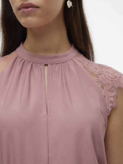 Top rosa Vero Moda Nosta elegante e versatile da donna