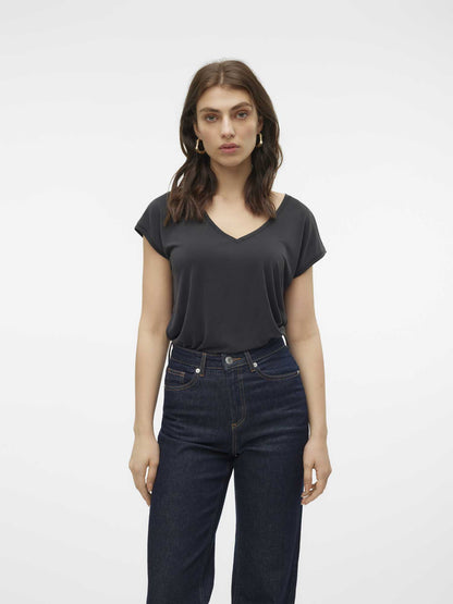 VERO MODA FILLI SS V - NERO
