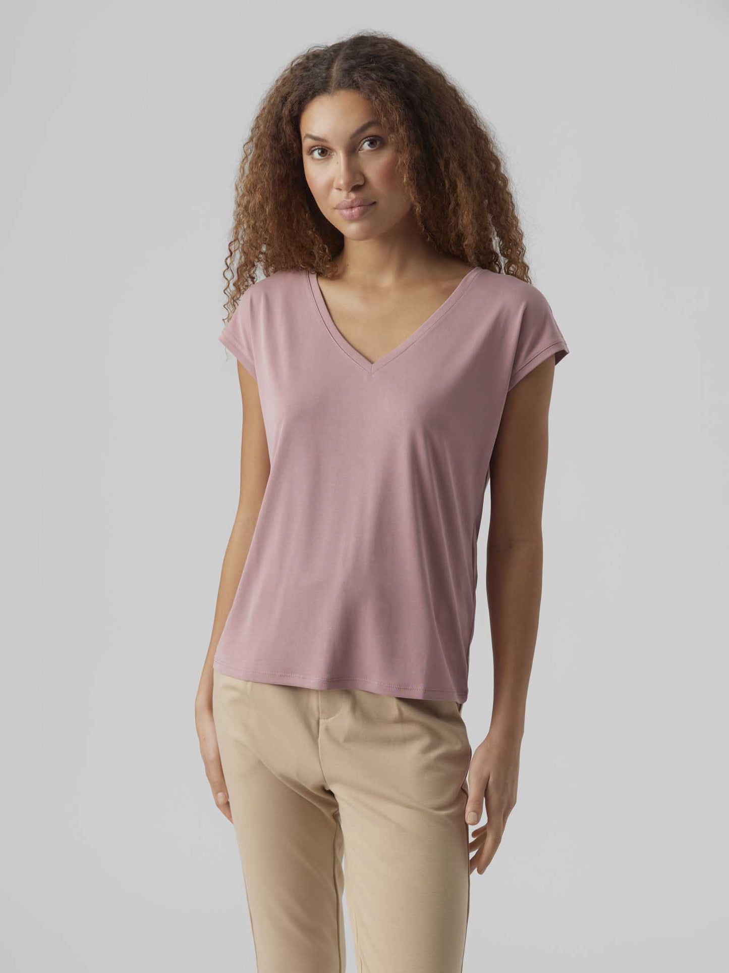 VERO MODA FILLI SS V - ROSA