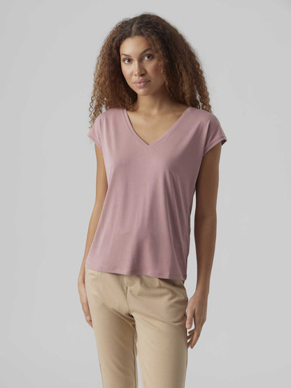 VERO MODA FILLI SS V - ROSA