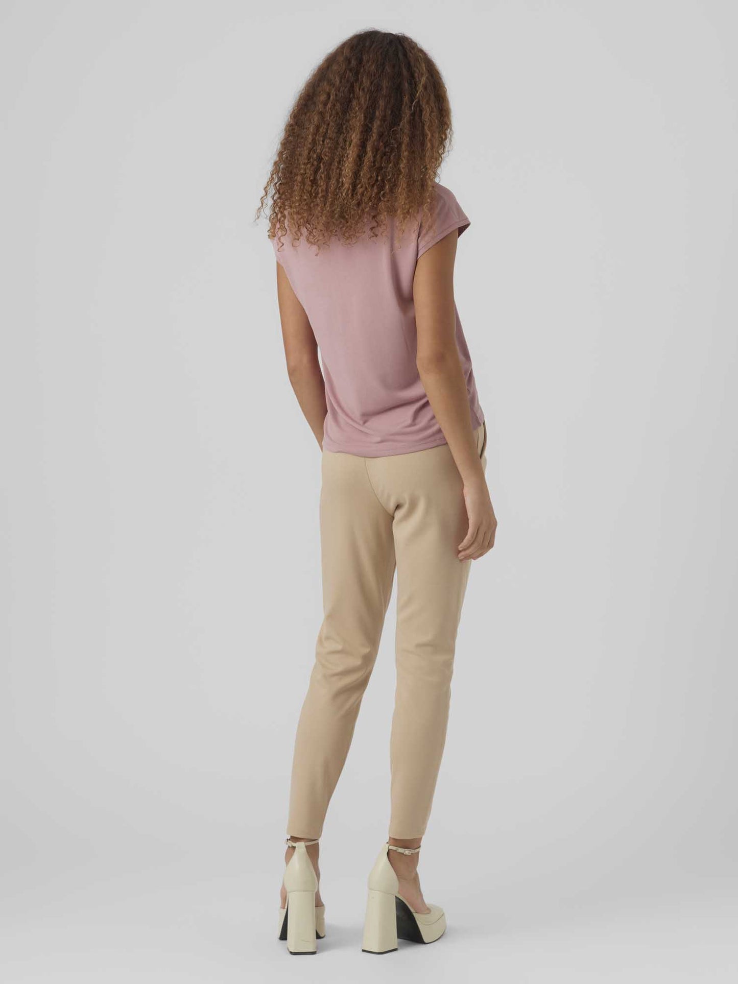 VERO MODA FILLI SS V - ROSA