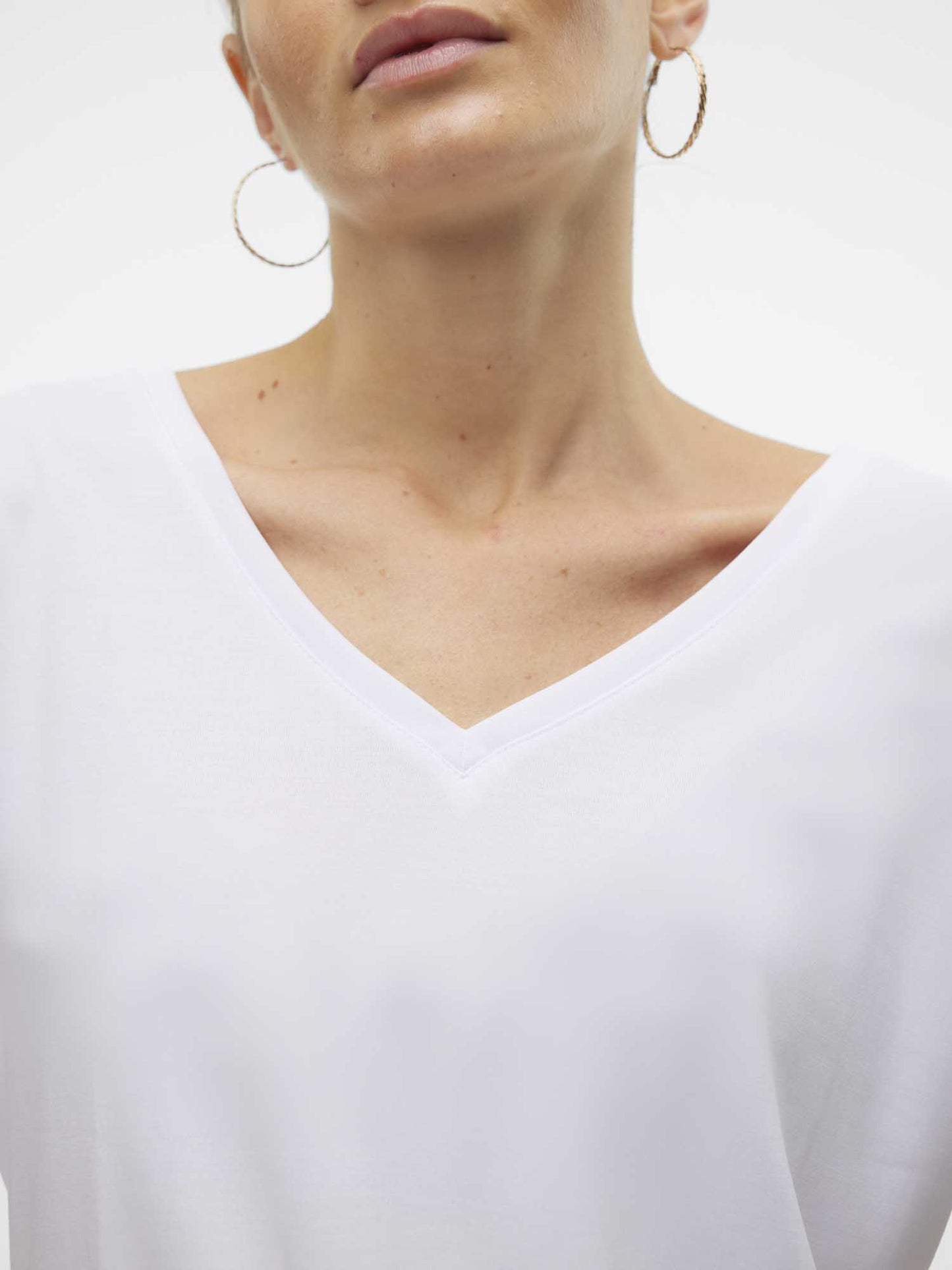 VERO MODA FILLI SS V - BIANCO