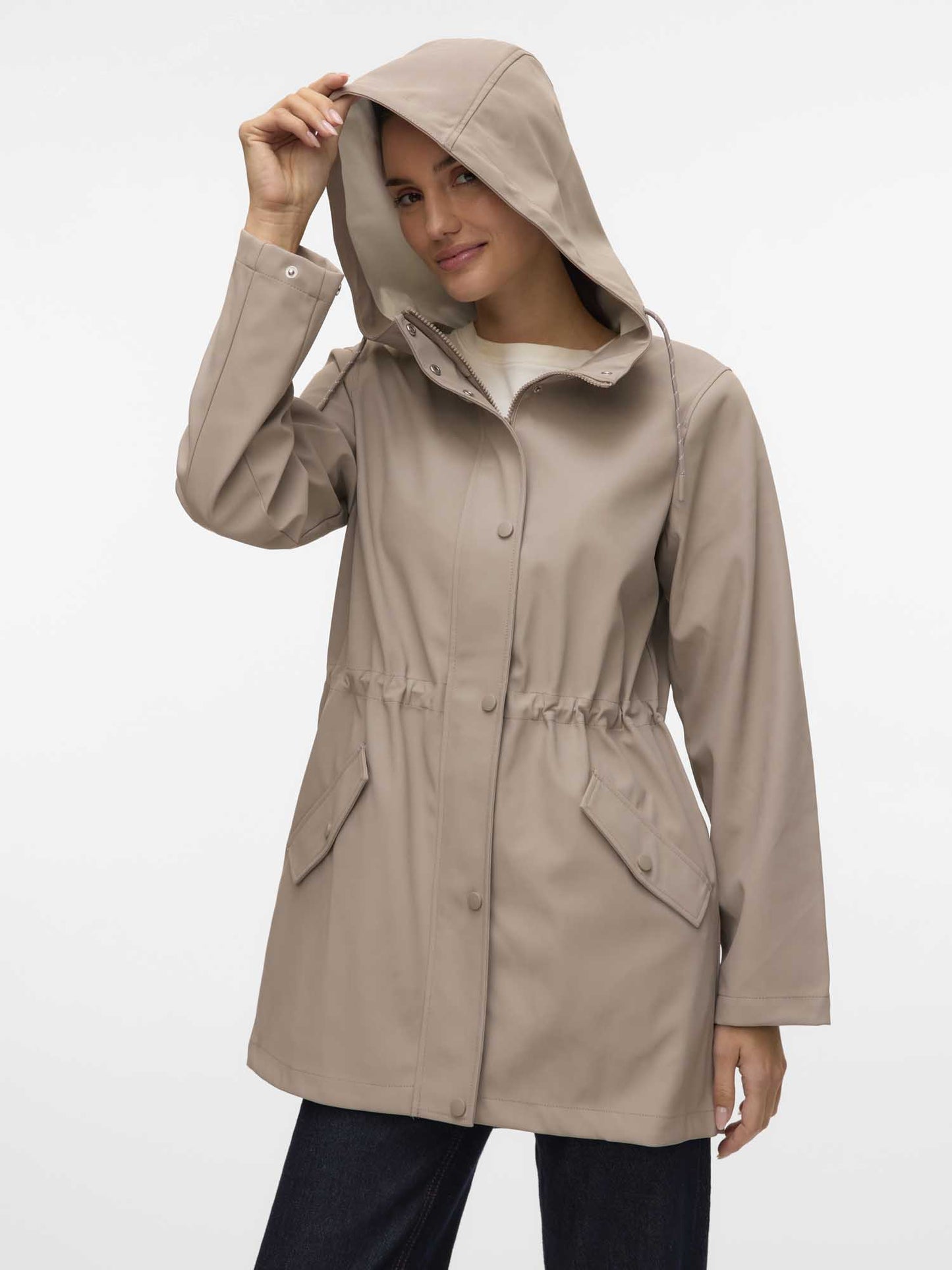 VERO MODA MALOU COAT - BEIGE
