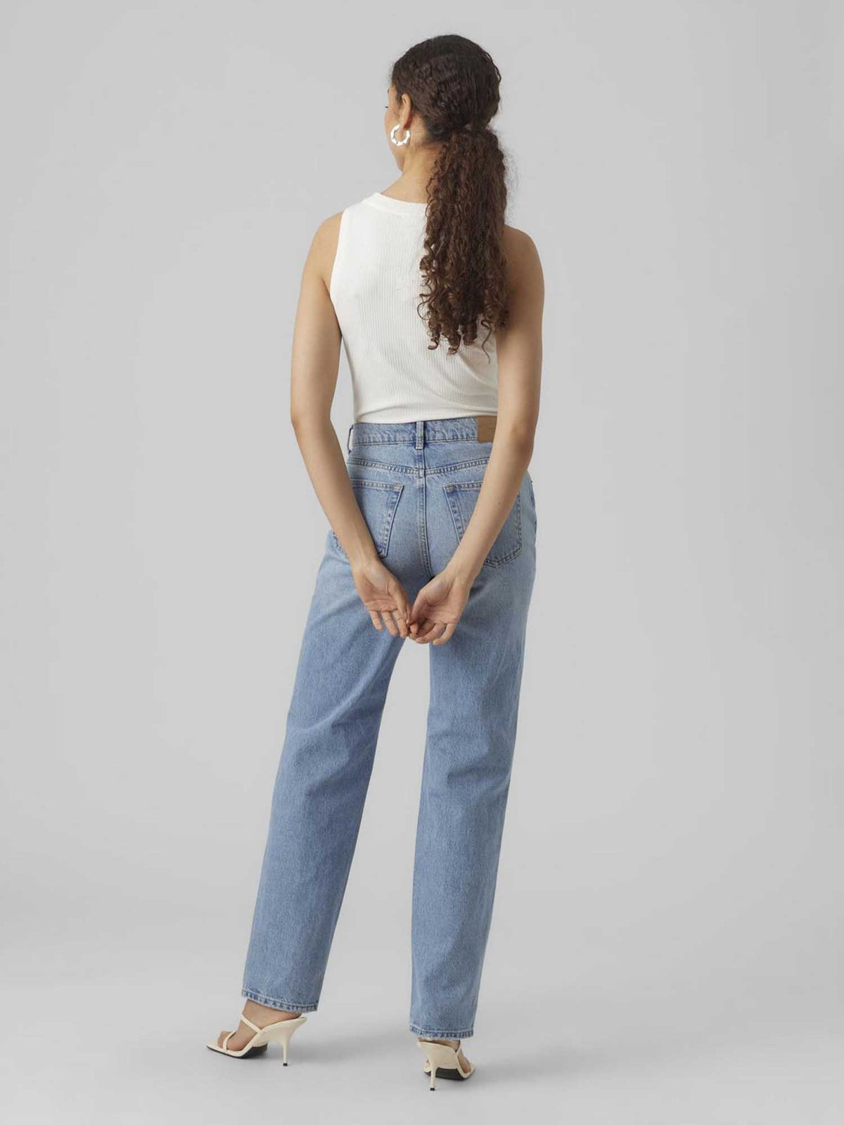 Vero moda lavender t-shirt da donna bianco