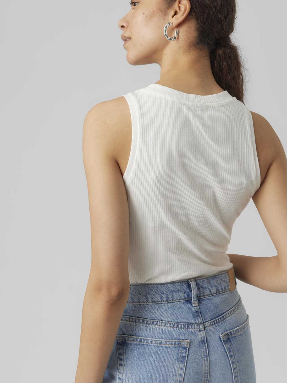 Vero moda lavender t-shirt da donna bianco