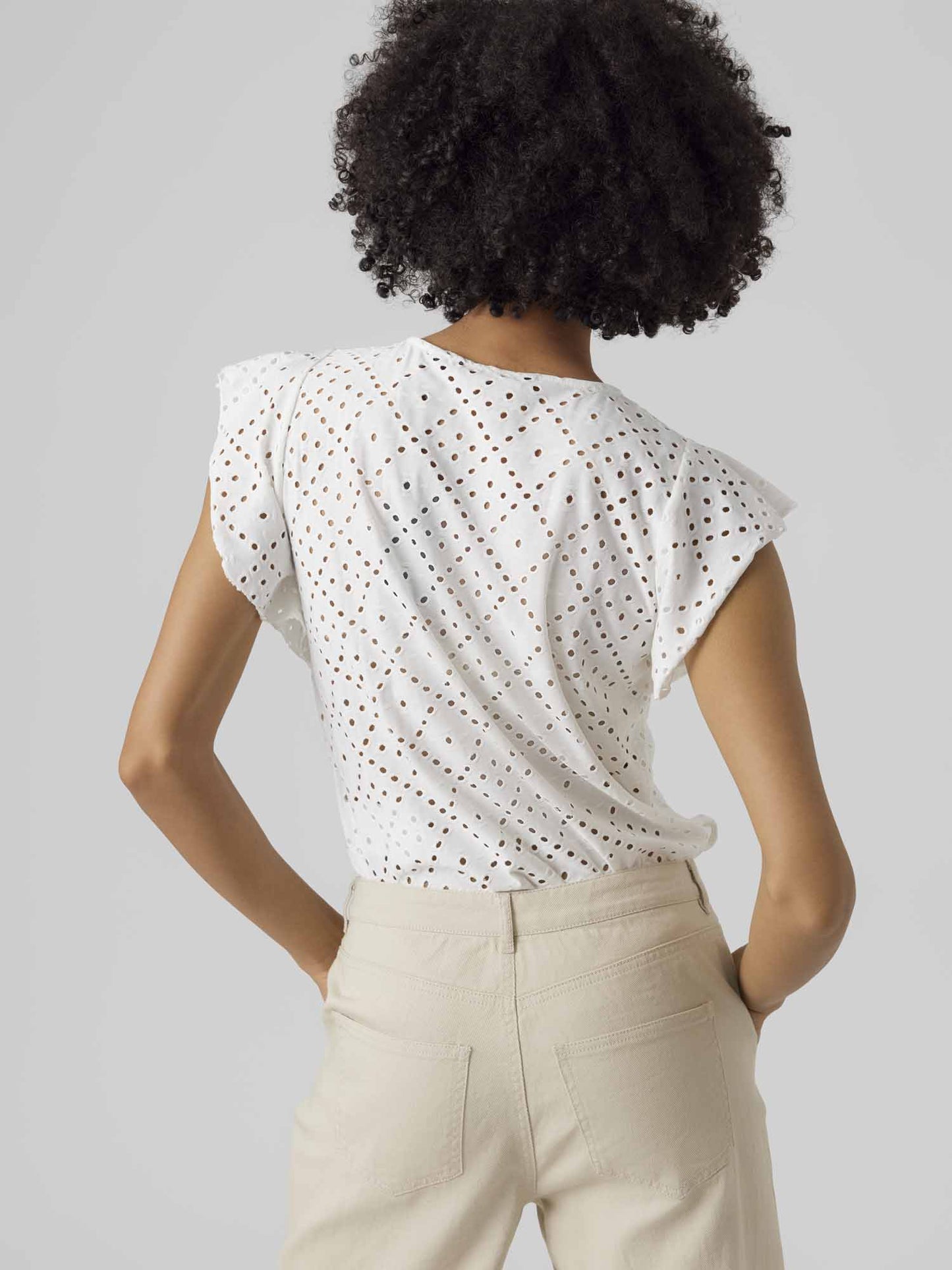 Vero Moda Tassa, t-shirt maniche corte da donna bianca