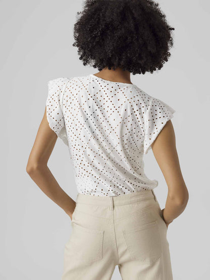 Vero Moda Tassa, t-shirt maniche corte da donna bianca