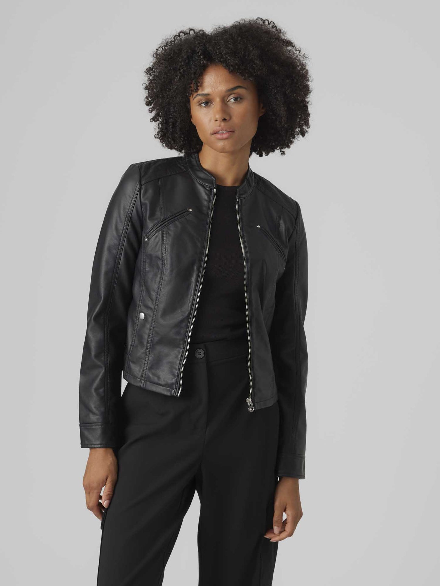 GIACCA FAVODONA VERO MODA DA DONNA NERO