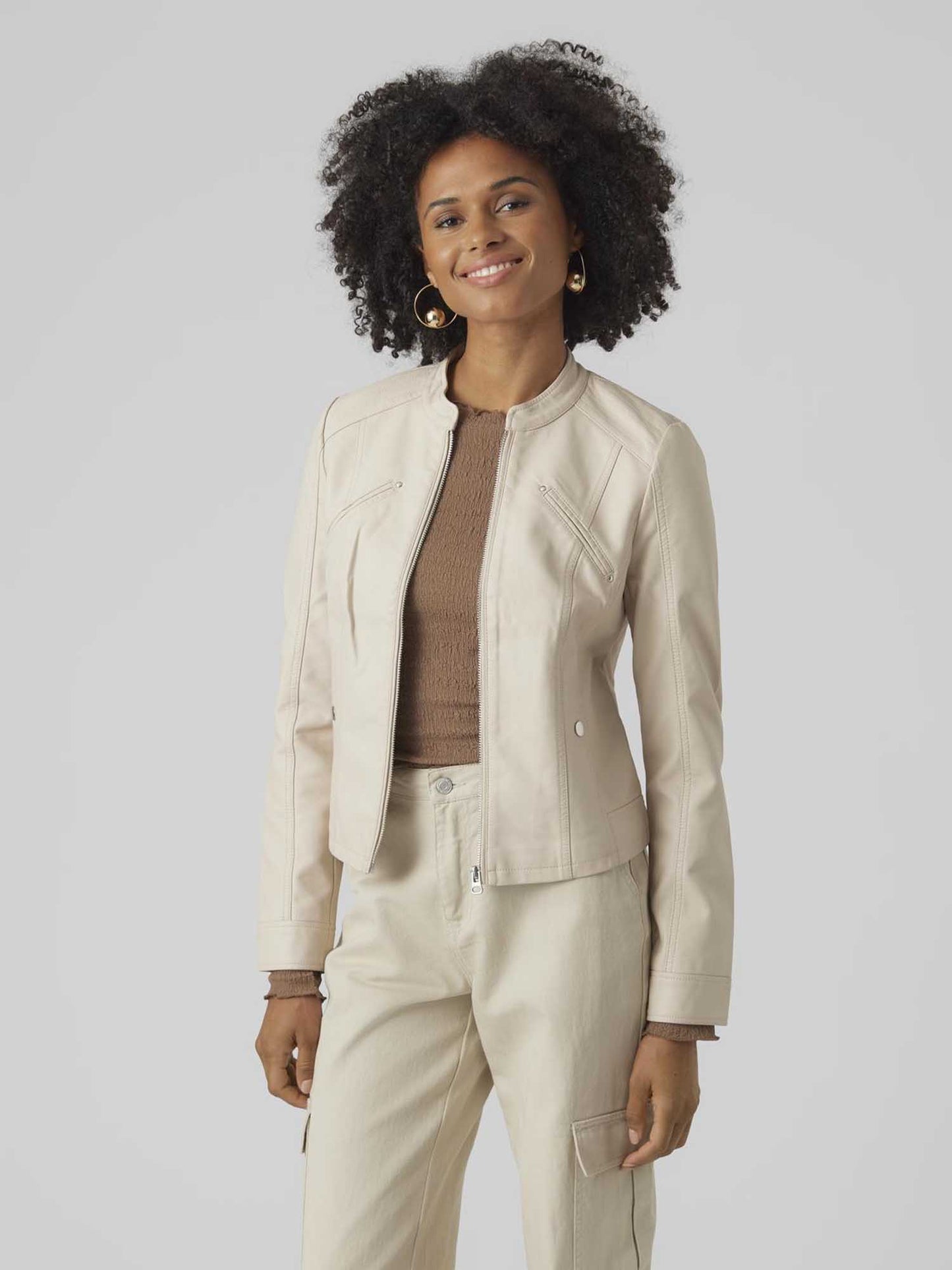 VERO MODA N.FAVODONA - PANNA