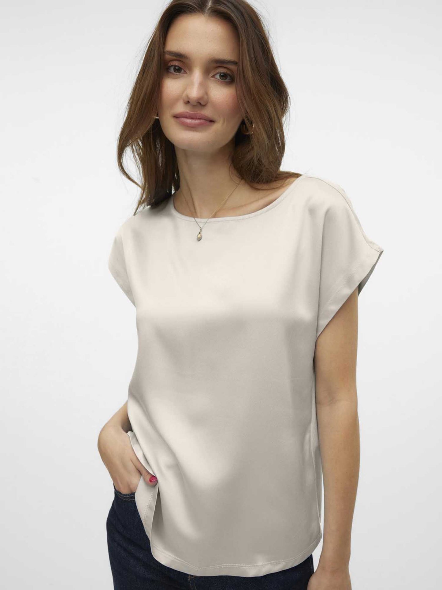 VERO MODA MERLE MIX - BEIGE