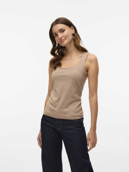 VERO MODA MILLION SL - BEIGE