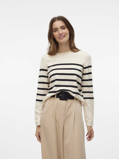 PULLOVER SABA VERO MODA DA DONNA PANNA NERO