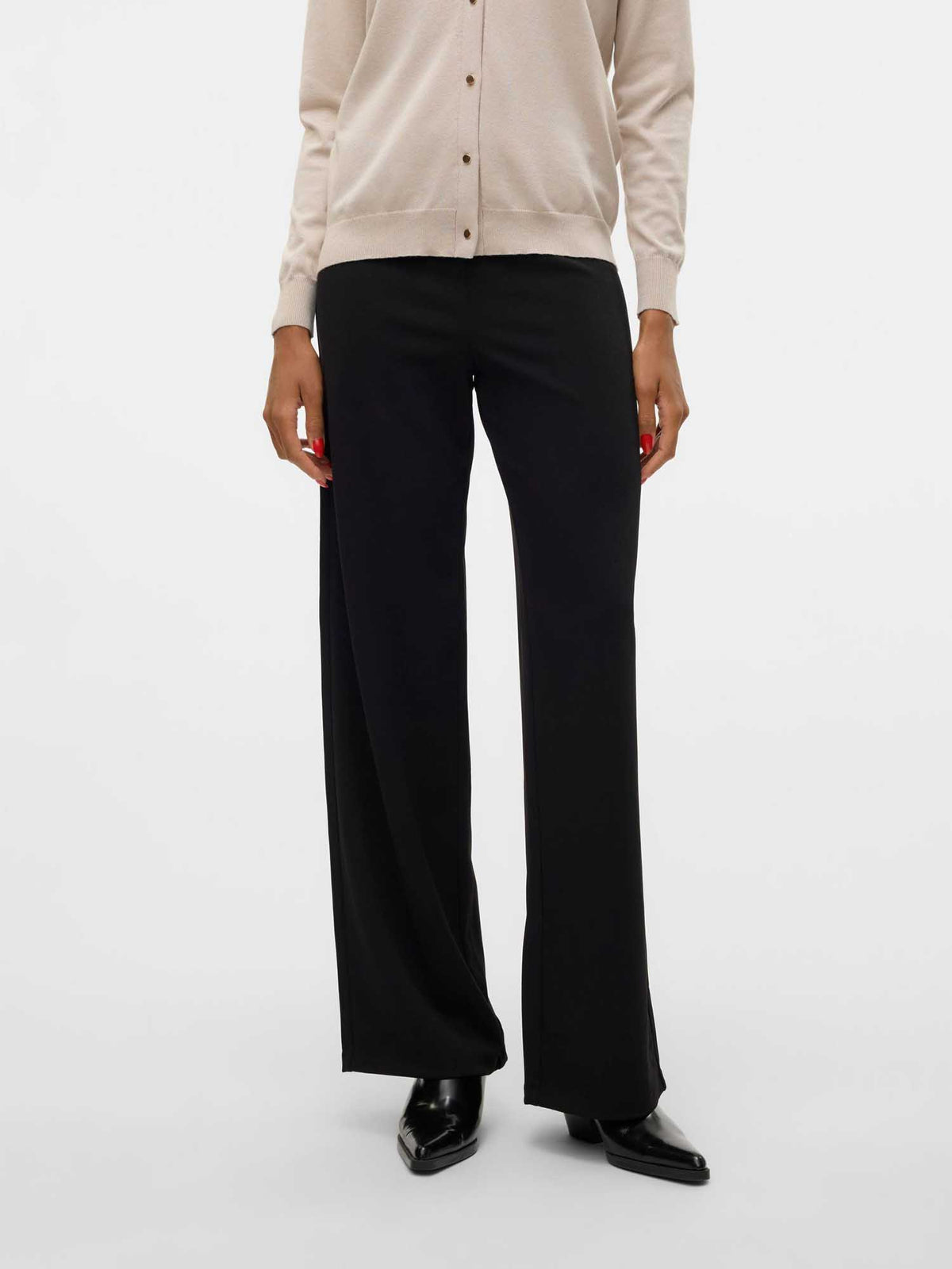 Vero moda berlin pantalone da donna nero