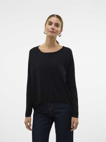 PULLOVER BREEZE VERO MODA DA DONNA NERO