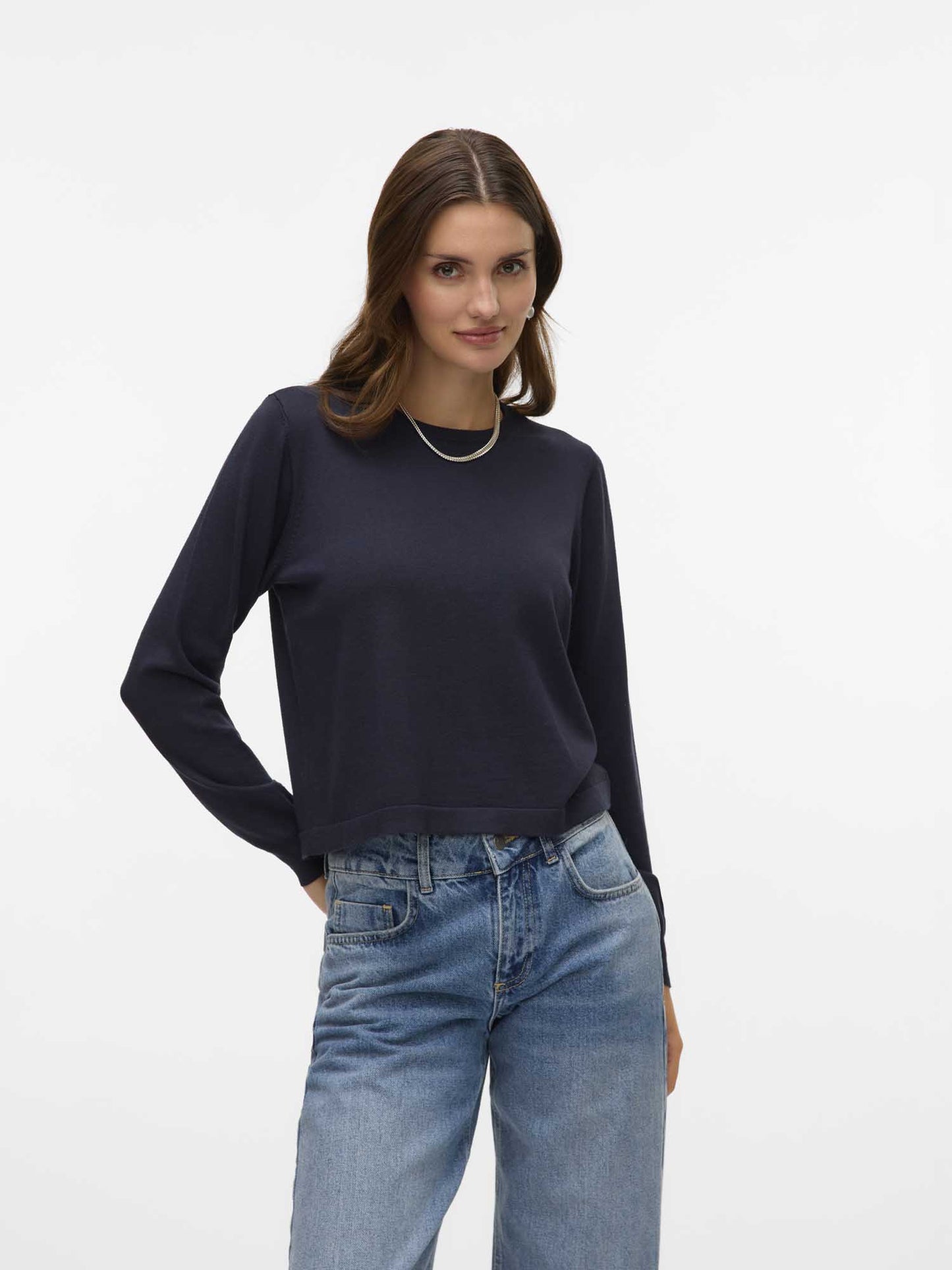 VERO MODA SILJE LS O - BLU