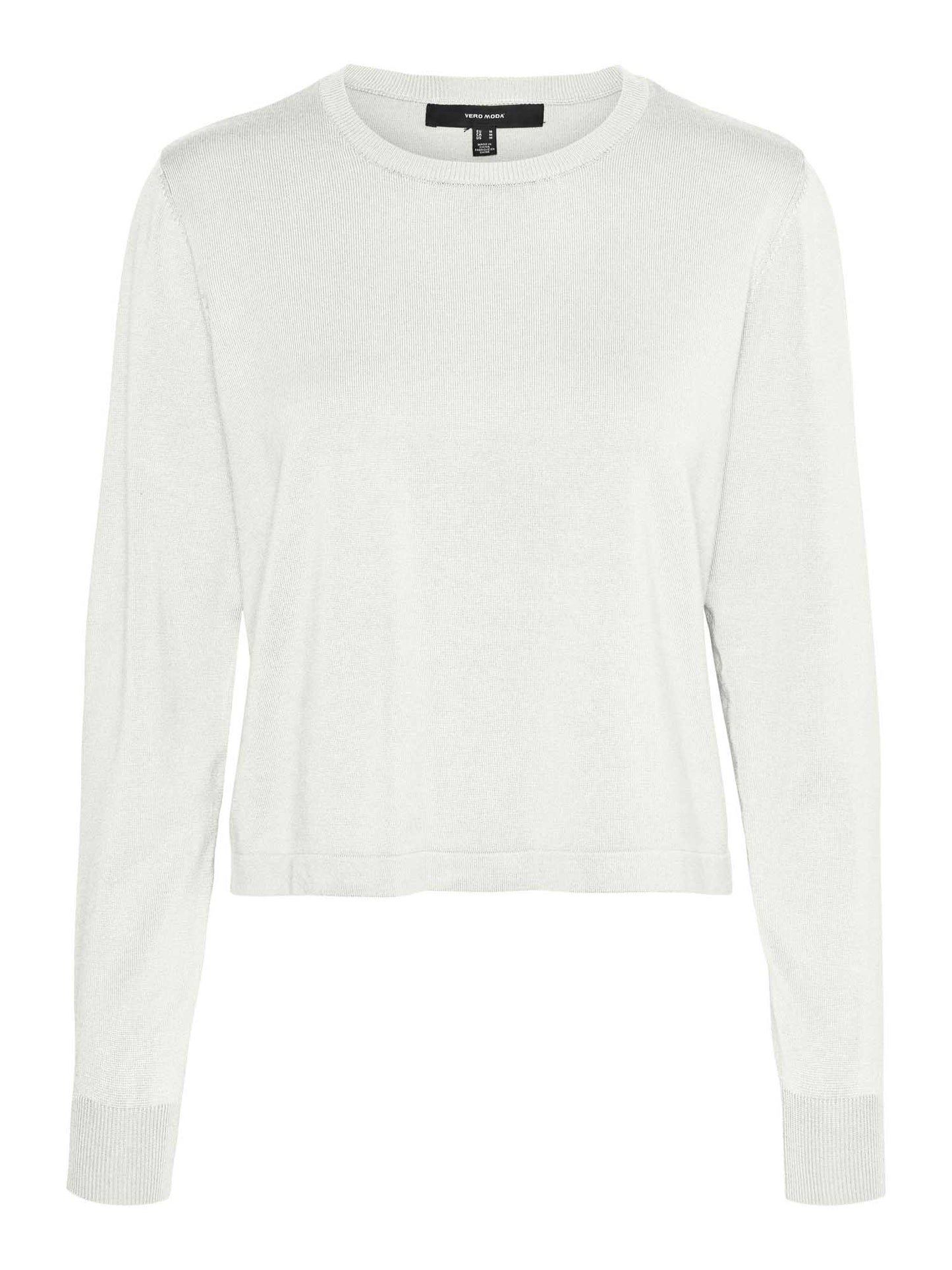 VERO MODA SILJE LS O - BIANCO