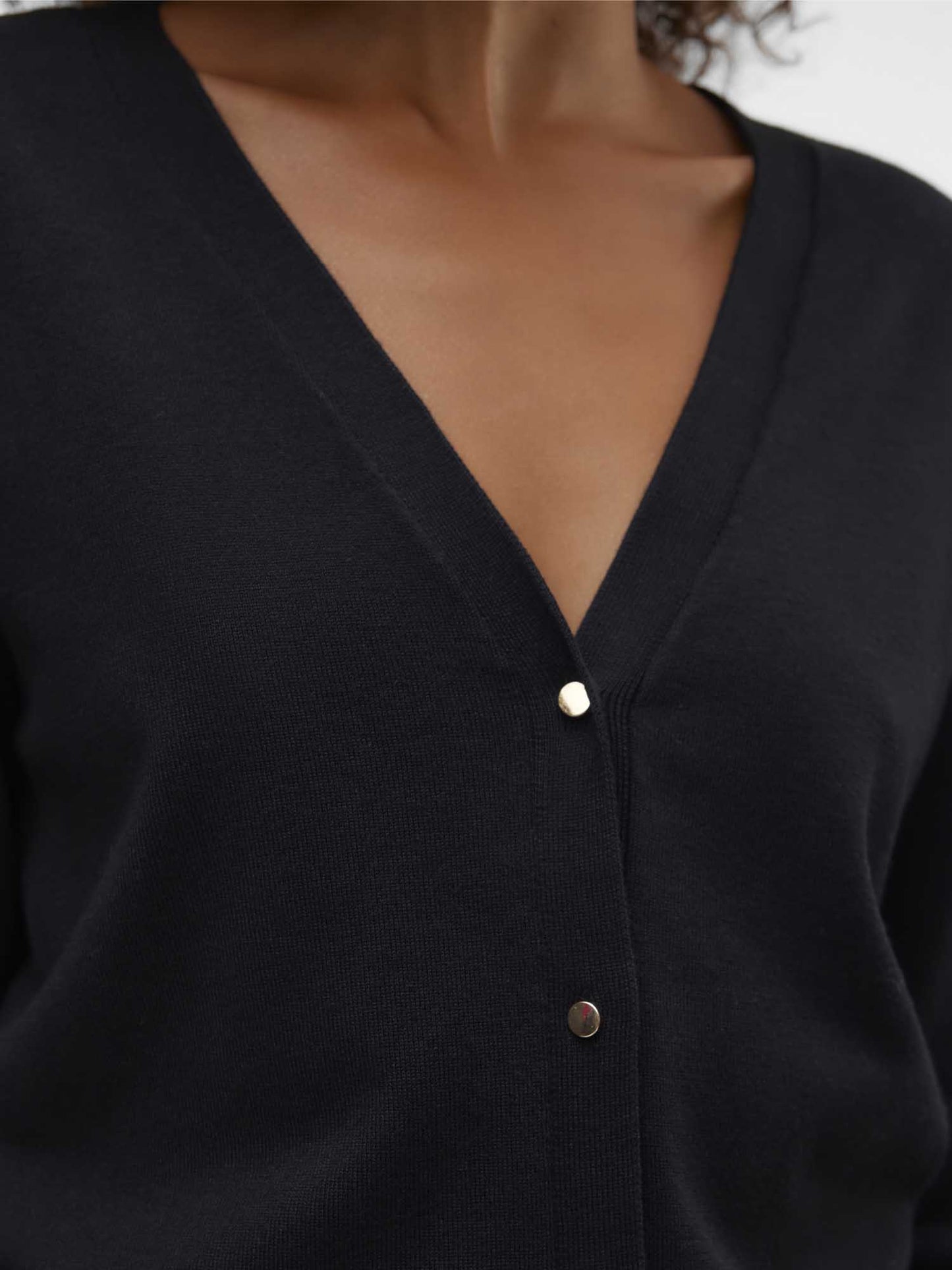 CARDIGAN SILJE VERO MODA DA DONNA NERO
