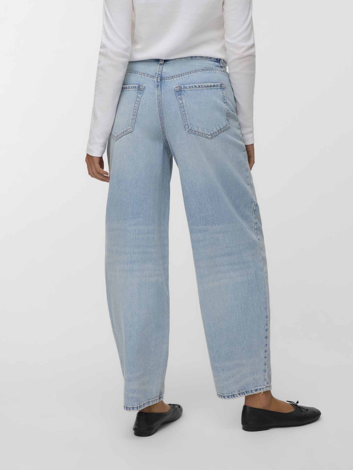 Jeans Vero Moda Billie a vita alta e barrel fit unisex adulto