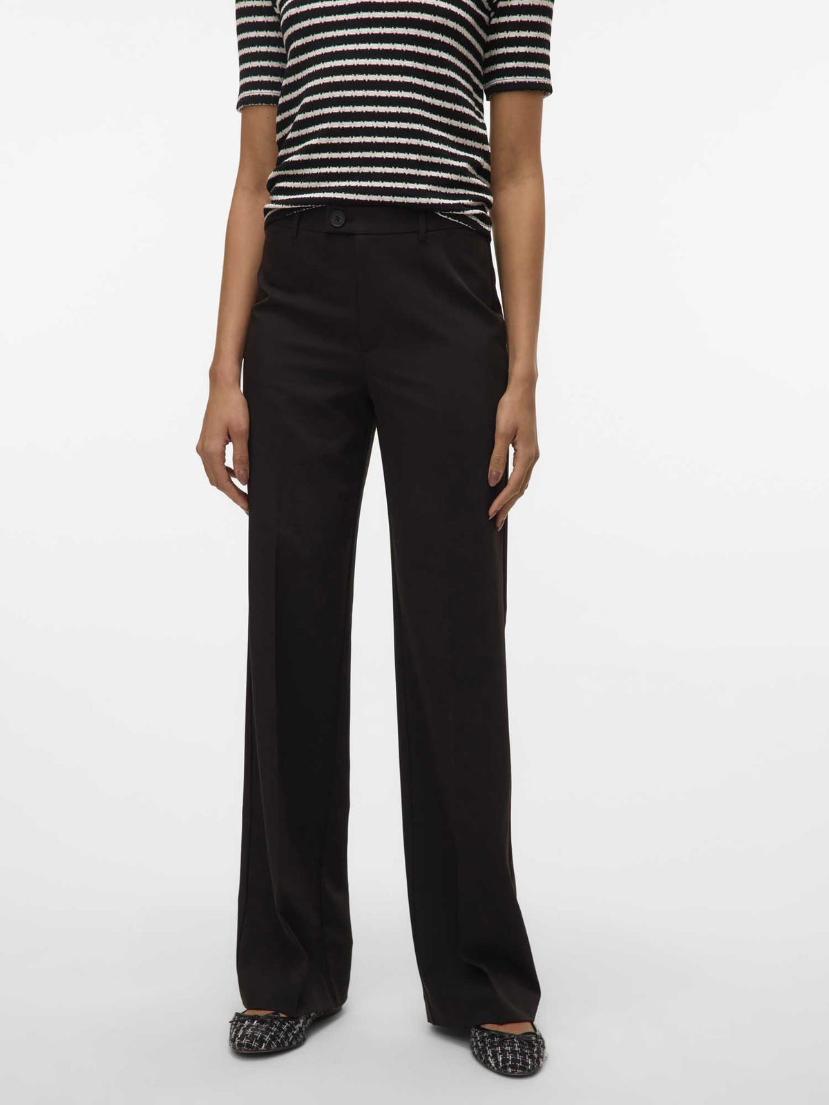 Vero moda texas pantalone da donna nero