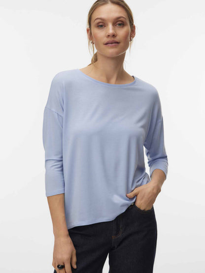Vero Moda T-shirt Vmava di azzurra da donna in tessuto sintetico