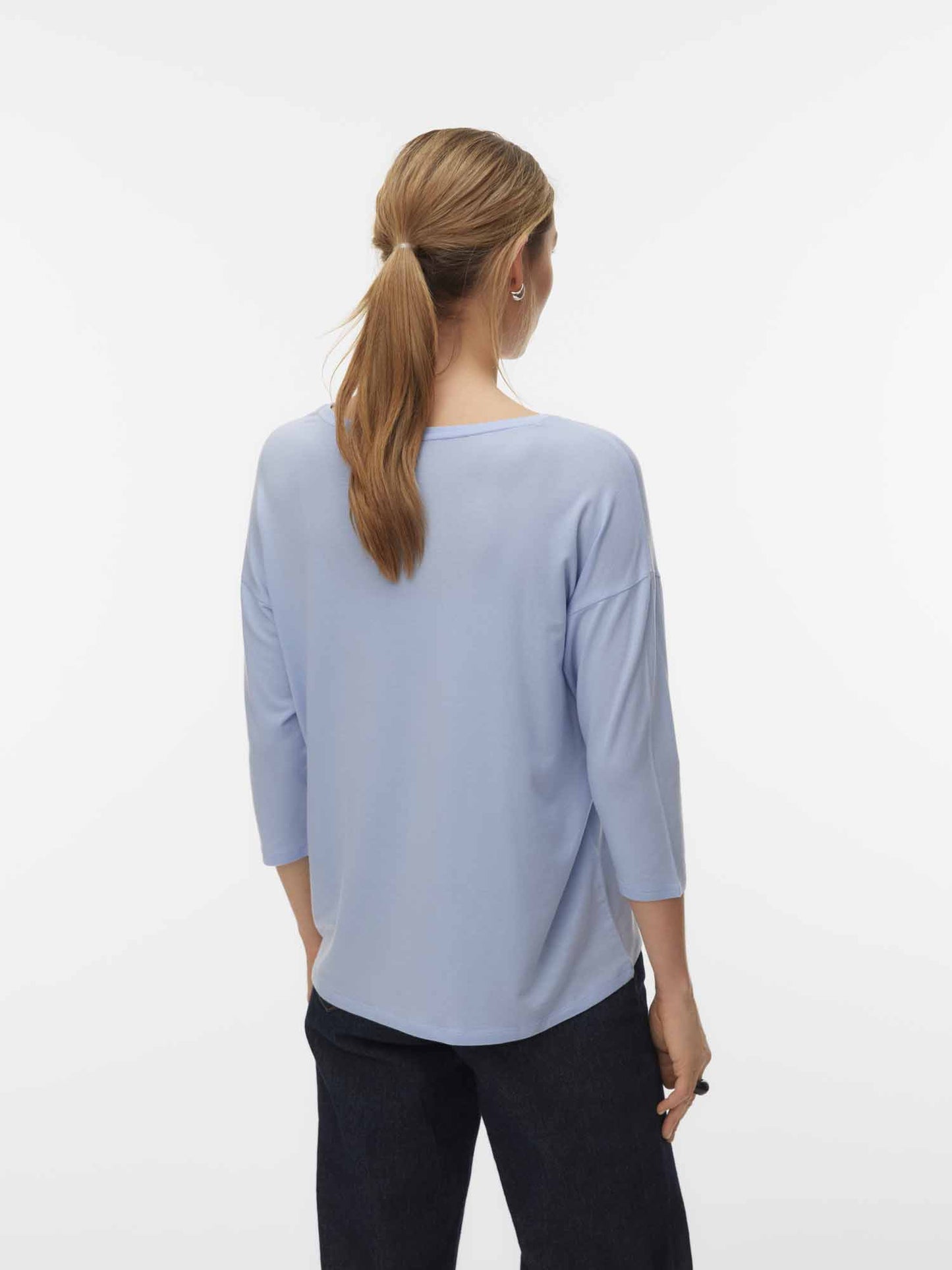 Vero Moda T-shirt Vmava di azzurra da donna in tessuto sintetico