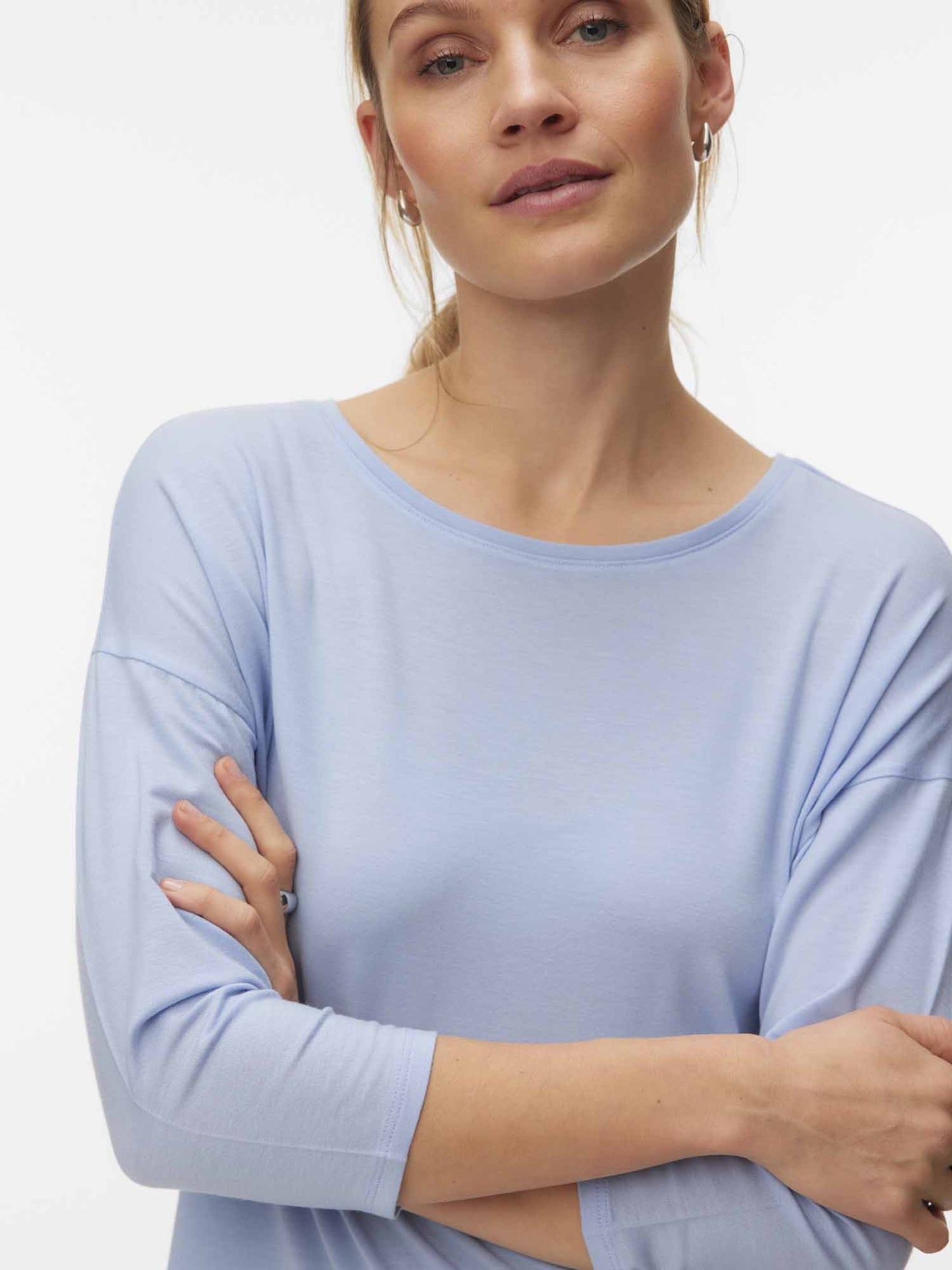 Vero Moda T-shirt Vmava di azzurra da donna in tessuto sintetico