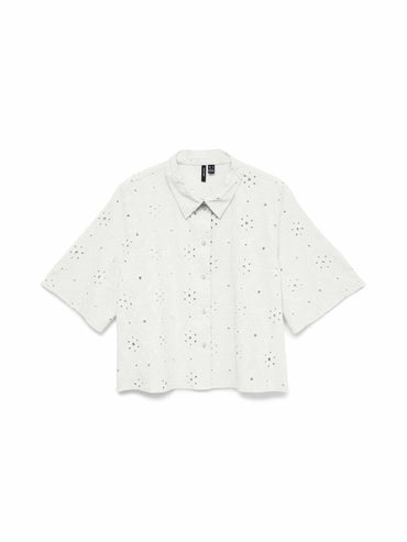 Vero Moda Eliza, camicia donna bianca regular fit