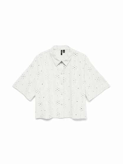 Vero Moda Eliza, camicia donna bianca regular fit