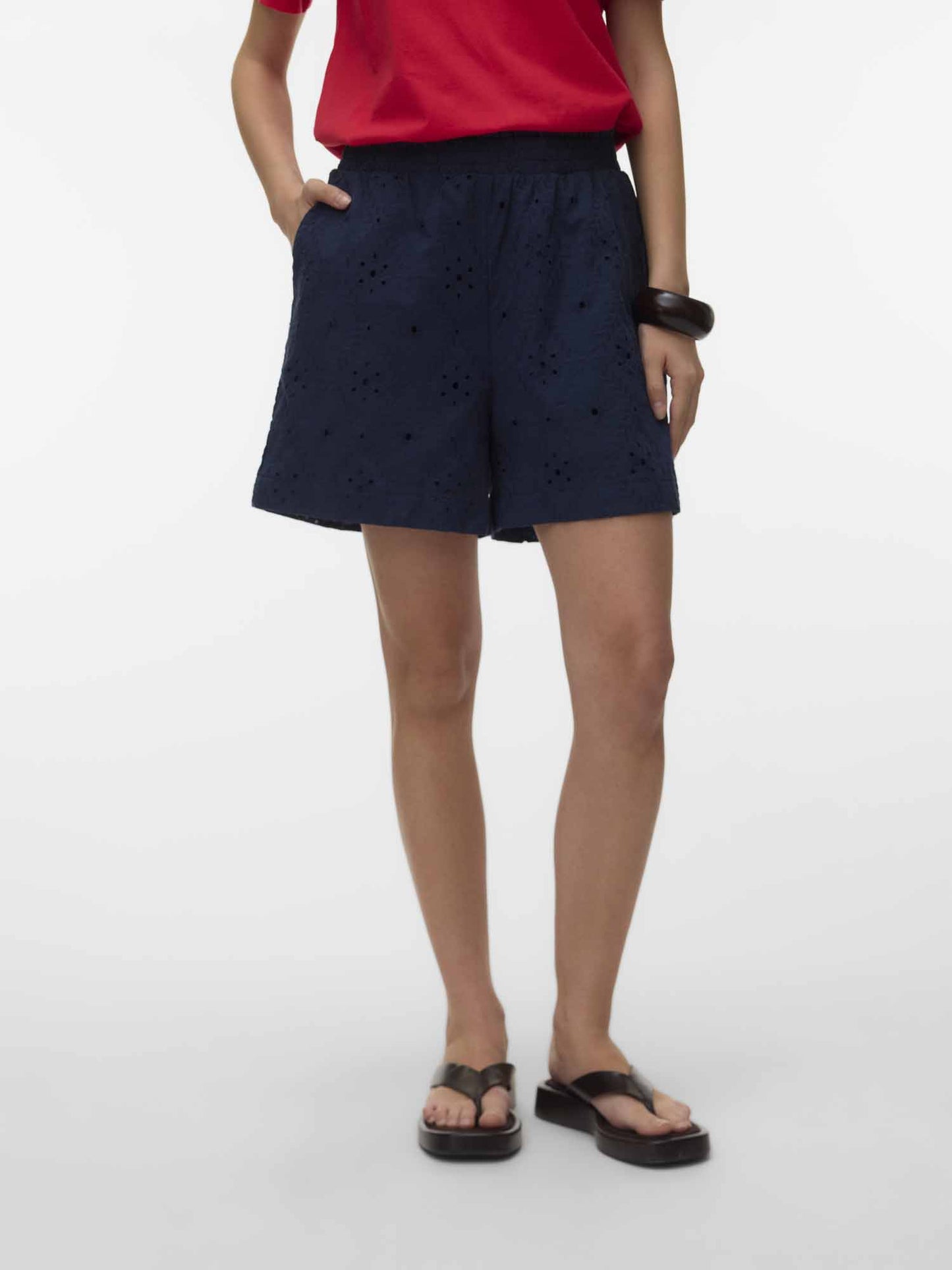 Shorts Vero Moda Eliza blu da donna per la primavera estate