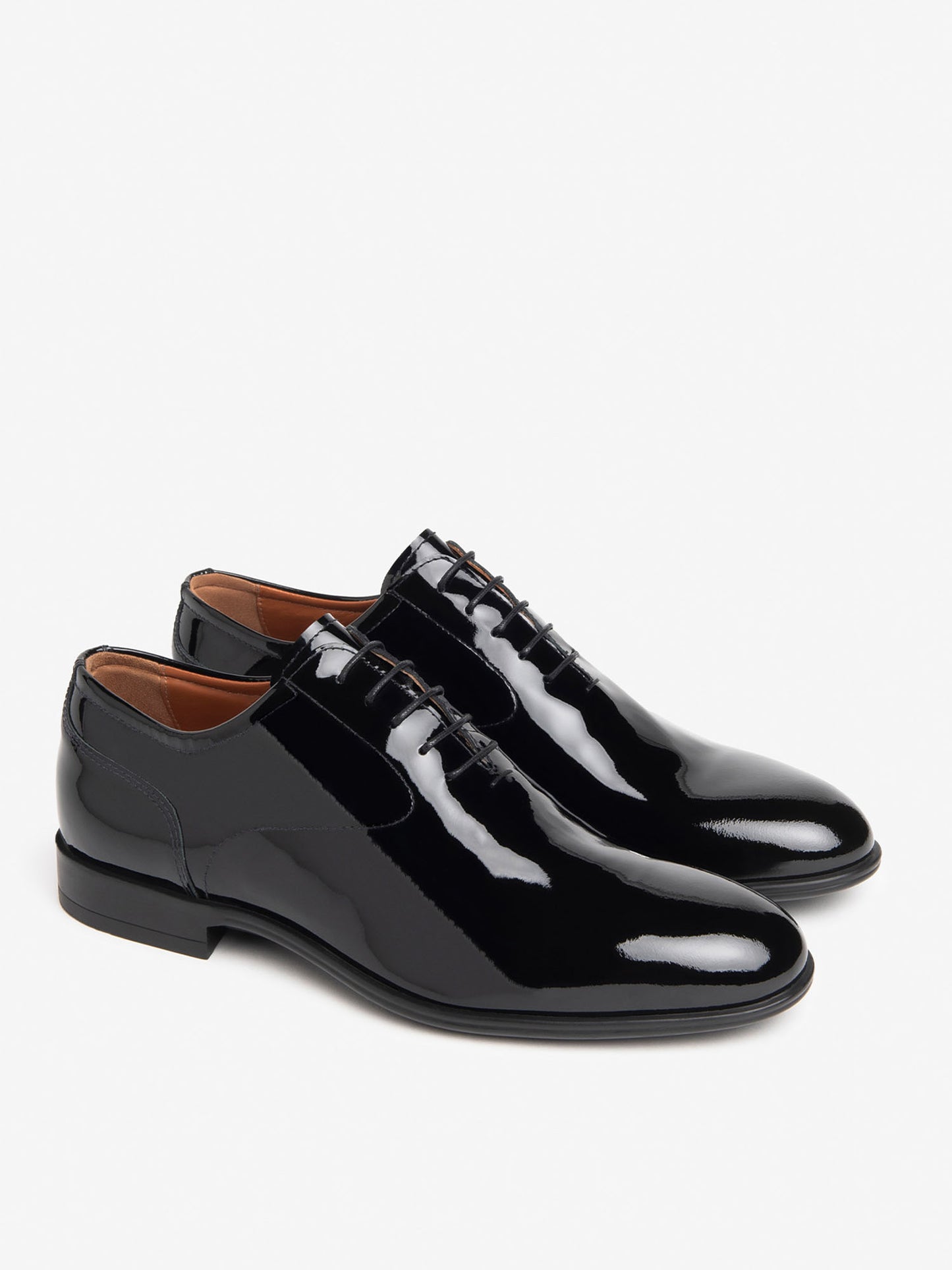 STRINGATA IN VERNICE NERO GIARDINI UOMO NERO