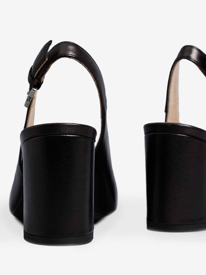 SLINGBACK NERO GIARDINI DONNA NERO