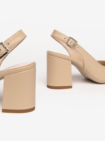 SLINGBACK NERO GIARDINI DONNA LINO
